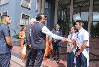 ISRO Chairman, Dr. S. Somanath joins the 20th Anniversary Celebration of 
Sat Paul Mittal School

