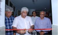 The elevator's inauguration by Mr. Rakesh Bharti Mittal, Chairman, Governing Council.
