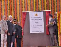 The President unveiled the foundation stone of Mittal Auditorium, amidst wide applause and cheer